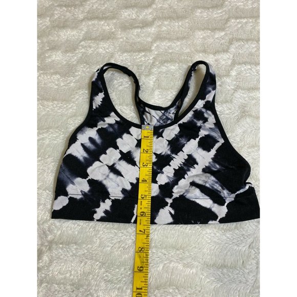 PINK Victoria’s Secret Black White Sports Bra Sz S - Picture 4 of 4
